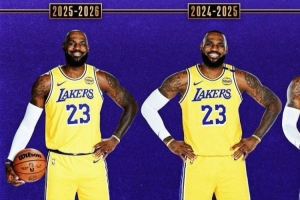 从青涩少年→四旬老汉！NBA官方晒詹姆斯23个媒体日变化
