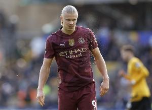 半场双响，本赛季哈兰德各项赛事第4次单场梅开二度