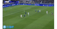 这球漂亮，布鲁日球员弧顶处晃开防守兜射破门，亚特兰大主场落后