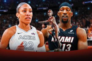 女强男弱？阿贾半场17+7+2帽 阿德巴约7中1仅4分4板