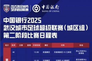 鄂媒：本周日汉超将迎“天王山之战”，城区组总冠军或提前出炉