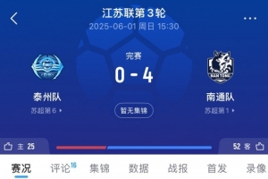 复仇！泰州队联赛阶段曾0-4不敌南通队，如今点球取胜夺冠