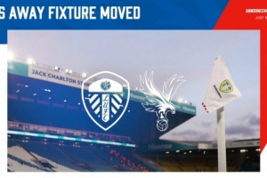 因联赛杯变更赛程 官方：水晶宫vs利兹联的英超改期至12月21日4点