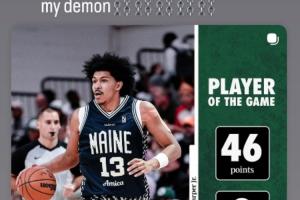 迷弟来啦！小罗恩·哈珀G联赛砍46+7+8 迪伦·哈珀转发：我的恶魔