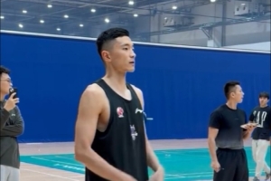 陈林坚参加新赛季CBA体测，五个点三分球25投20中！