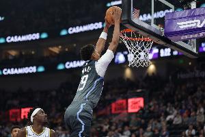 【菜鸟】杨瀚森打2分钟 贝利21分&弗拉格12分7板 乐福13投13分