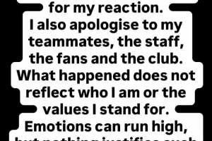 掌掴队友染红！盖耶社媒：我要向基恩和球迷道歉，保证不会再发生