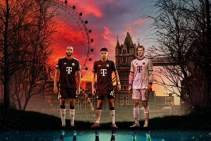 大战将至，拜仁官方发布对阵阿森纳海报：最强矛与盾的交锋！