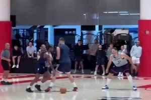 卡登连线 科林斯背扣！快船5v5队内对抗训练集锦