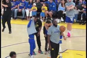 电风扇已经开始进行投篮训练了，看来离复出不远了！