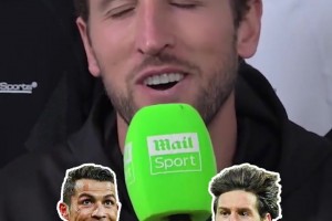 世界级前锋二选一！梅西还是C罗？凯恩：下一个问题