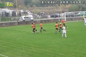 万项在塞尔维亚U19联赛首秀！看得出来万项战术地位很高