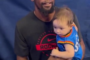 杜兰特这带娃天赋如何？