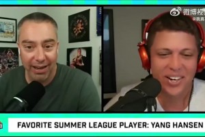 外网博主：人们把杨瀚森和约基奇作比较，但他慢得跟树懒似的！