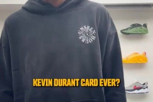 当杜兰特得知自己的球星卡卖了78万美元，直接睁大眼睛不敢相信