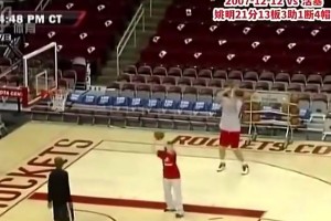 杨瀚森要是能有姚明当年这样的神准中投，那在NBA就稳了！