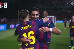 巴萨3分钟2球！埃尔切高压打法再次失误！费尔明助攻费兰破门！