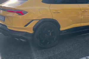 总爆胎我不买了！多纳鲁马驾驶兰博基尼训练途中遭遇车爆胎