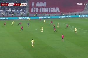 西班牙再下一城！法比安妙传苏比门迪领球挑射破门！