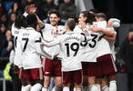阿森纳2比0布莱顿豪取七连胜，连续四场零封创九年纪录